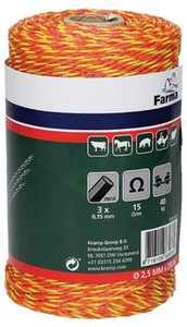 Žica za pastir 250 m 3x0,16 inox - Farma 704010FA