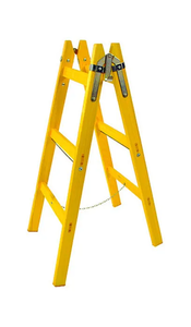 Lesena lestev - višina 258 cm - 8 stopnic