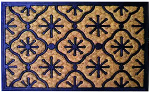 Predpražnik rjav z vzorcem 40x60cm