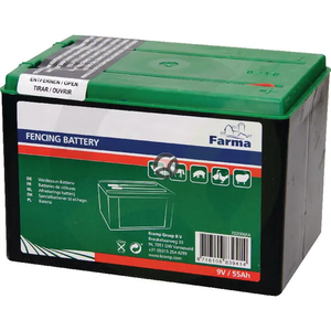 Akumulator za električno ograjo 9V 55Ah - Farma 702006FA