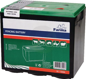Akumulator za električno ograjo 9V 120Ah - Farma 702007FA