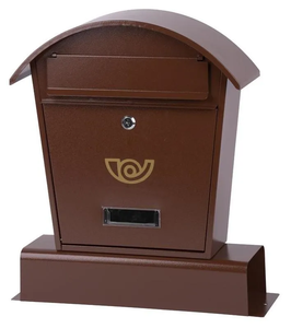 Poštni nabiralnik rjav 400x140x490mm