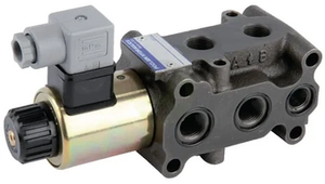 Regulacijski ventil 6/2, 1/2 12VDC, združljiv s prirobnico - Poclain 6KVH1012VFL