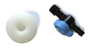 Priključek 54x5mm za kanistre 5-75l, z pvc pipo 1/2