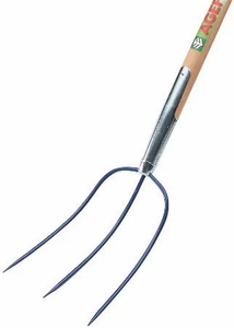 Vile za seno 3 kaljenimi roglji z ročajem 130cm (30x19cm)