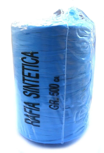 Ramda rafia RF500PZ sintettic modra, 500gr