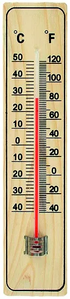 Termometer na leseni podlogi 220x50x13mm