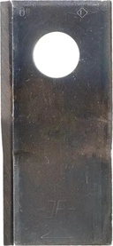Nož kosilnice desni 106x49x4 mm luknja Ø 19 mm - Primerno za Kongskilde Stoll - JF 8113800063