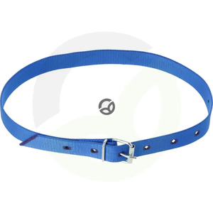 Označevalni trak za vrat, 120 cm, modre barve, z valjčno zaponko - Kramp 803090KR