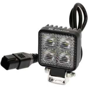 LED delovna luč - 12W - 1200lm - širok snop - 12/24V - Deutsch plug - 53.7x75.5x32.3mm - Kramp LA10605