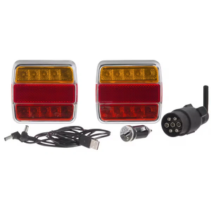 Brezžične luči za prikolico / zadnje luči - LED - 12V - magnetne - Kramp LA60025