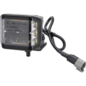 LED delovna luč - 70W - 8400lm - širok snop - beli / oranžni - 12/24V - nemški vtič - Kramp LA10612