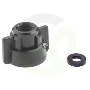 Kapica šobe - bajonet - 1/4 NPT - črna - s tesnilom - GEOline 8253047P025