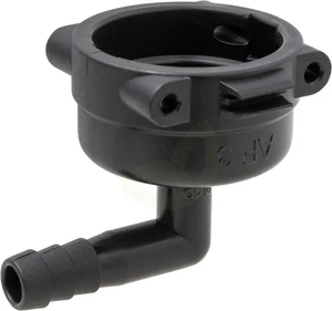 Vilična spojka, ženska 90° AF3, 10 mm cevni rep - GEOline 8419301
