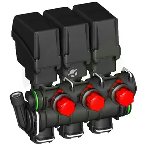 Komplet električnih ventilov, 3 sekcije, z obvodom, T5 - Arag 863T0130