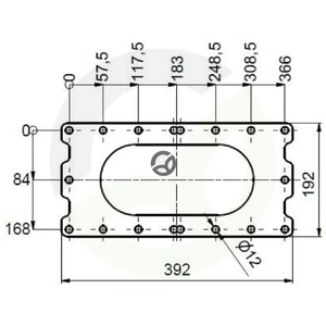 Rotacijska črpalka FX116-300S + okvir - Vogelsang APK0000122