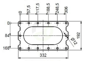 Rotacijska črpalka FX116-240S + okvir - Vogelsang APK0000109