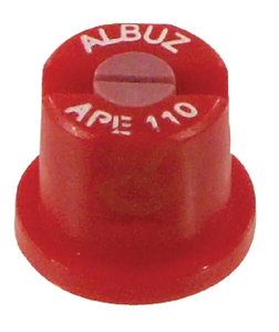 Šoba z ravnim ploskim curkom APE 110° 03 rdeča keramika - Albuz APE110RED