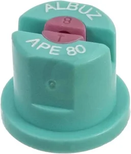 Šoba z ravnim ploskim curkom APE 80° svetlo modra keramika - Albuz APE80TURQUOISE