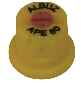 Šoba z ravnim ploskim curkom APE 80° rumena keramika - Albuz APE80YELLOW