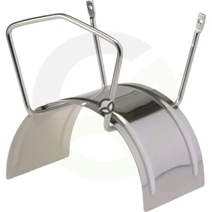 Stenski nosilec cevi MIDI Inox - ALBA-Krapf AKS13077