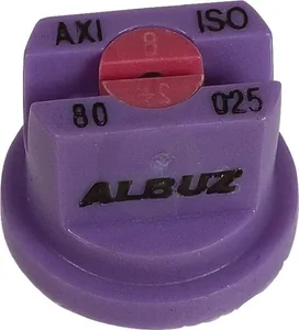 Šoba z ravnim ploskim curkom AXI 80° 025 vijolična keramika - Albuz AXI80025