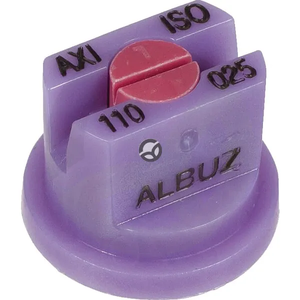 Šoba z ravnim ploskim curkom AXI 110° 025 vijolična keramika - Albuz AXI110025