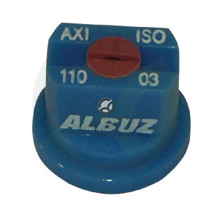 Šoba z ravnim ploskim curkom AXI 110° 03 modra keramika - Albuz AXI11003