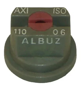 Šoba z ravnim ploskim curkom AXI 110° 06 siva keramika - Albuz AXI11006