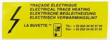 Nalepka opozorilni znak opozorilo pred električnim udarom - C180
