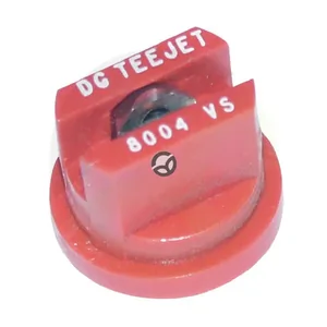 Šoba s ploščatim curkom DG 80° 04 rdeča keramika - TeeJet DG8004VS