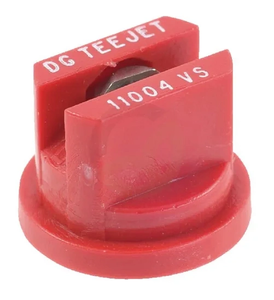 Šoba s ploščatim curkom DG 110° 04 rdeče inox - TeeJet DG11004VS