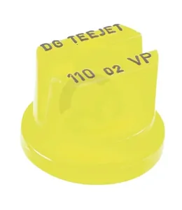 Šoba s ploščatim curkom DG 110° 02 rumena plastika - TeeJet DG11002VP