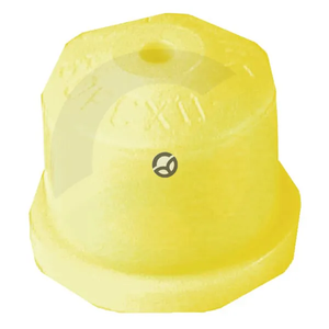 Polna stožčasta šoba FCX 80° 02 rumena plastika - Hypro FCX2