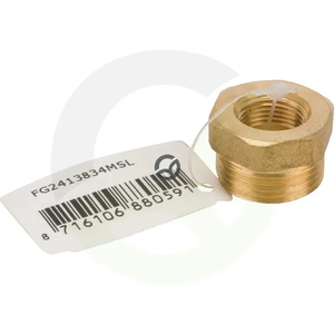 Medeninast reduktor F 3/8