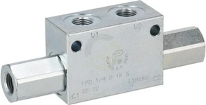 Pilotni kontrolni ventil FPD 1/4 5 1R G - FluidPress FPD1451RG
