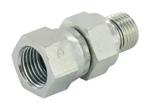 Vrtljiv adapter 1-1/16 JIC x 3/4 BSP - Alfagomma FMUB1712