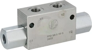 Pilotni kontrolni ventil FPD 3/8 5 1R G - FluidPress FPD3851RG