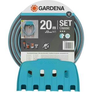 Stenski nosilec za cev z 20 m dolgo cevjo - Gardena 18005