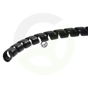 Spiralna zaščitna plastika cevi črna 9-13 - Safeplast KBV10Z