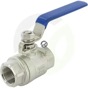 inox kroglični ventil 2xF 2