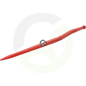 Lomljena špica 38mm zvezdast profil 36x930mm - špičasta konica z M20x1.5mm matico - rdeča - KT9