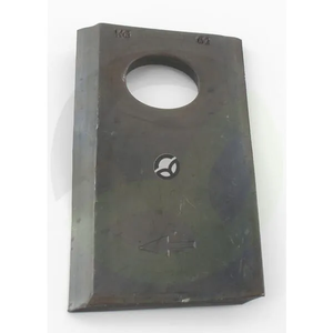 Nož kosilnice levi 105x48x4 mm - ovalna luknja 23,0x20,5 mm - 25 kosov - Kverneland / Taarup KT5514200001
