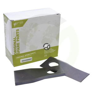 Nož kosilnice desni 105x48x4 mm ovalna luknja 23,0x20,5 mm - 25 kosov - Kverneland / Taarup KT5514100001
