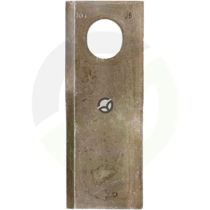 Nož kosilnice desni 126x47x4mm ovalna luknja 23,0x20,5 mm - Primerno za Taarup - 25 kosov - Kverneland / Taarup KT5611040001