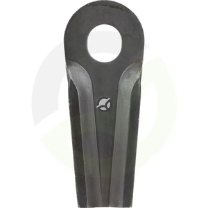 Nož kosilnice levi/desni 128x50mm - 35x4 mm - ovalna luknja 23,0x20,5 mm primerno za Taarup - 25 kosov - Kramp KT5611030001KR