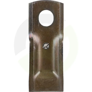 Nož kosilnice levi/desni 132x50x4 mm ovalna luknja 23,0x20,5 mm 25 kosov - Kverneland / Taarup KT5611050001