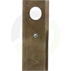 Nož kosilnice levi 126x47x4 mm - ovalna luknja 23,0x20,5 mm - 25 kosov - Kverneland / Taarup KT5611090001
