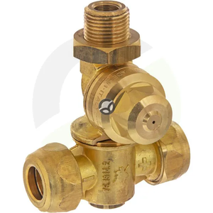 Nosilec šobe M75 G3/8M 2xØ18 - Braglia M75110016