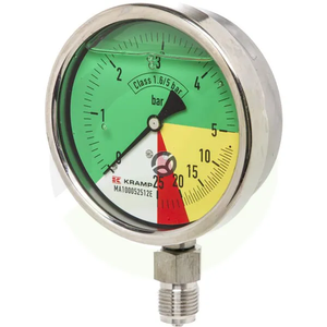 Manometer Ø 100 mm 0-5-20-25 1/2